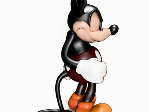 3D Printing Mad Mickey Mouse Dark toy Model 3D