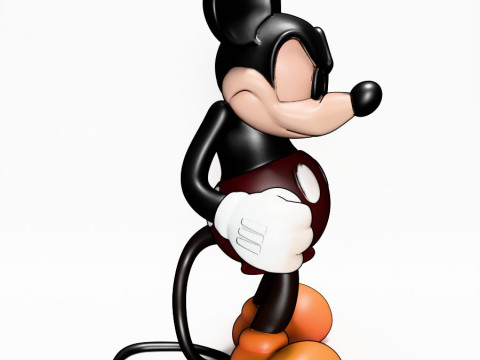 3D Printing Mad Mickey Mouse Dark toy Model 3D