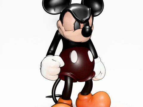 3D Printing Mad Mickey Mouse Dark toy 3D Model