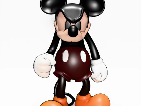 3D Printing Mad Mickey Mouse Dark toy 3D Model