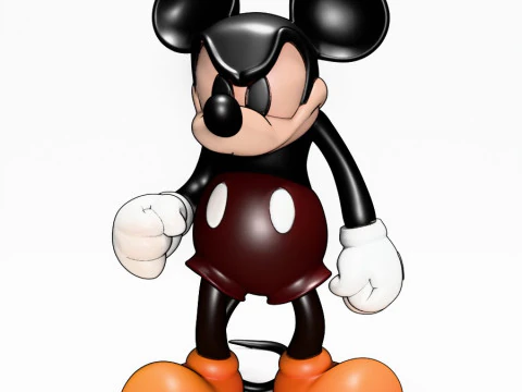 3D Printing Mad Mickey Mouse Dark toy 3D Model