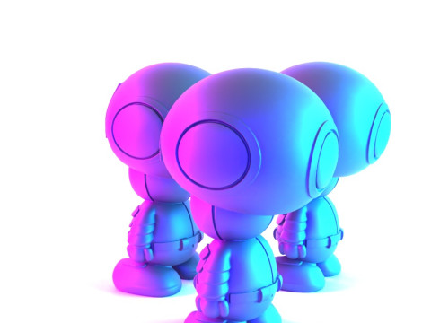 3D Printing Squid Games Toad Trooper Mario Bros toy 3D Model