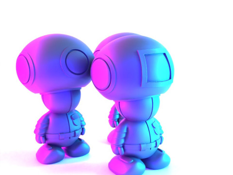 3D Printing Squid Games Toad Trooper Mario Bros toy 3D Model