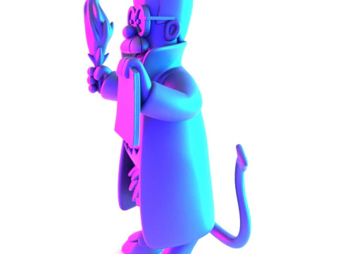 3D Printing Devil Ned Flanders toy 3D Model