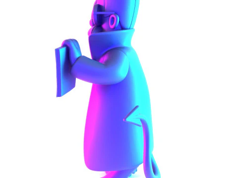 3D Printing Devil Ned Flanders toy 3D Model