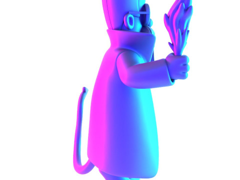 3D Printing Devil Ned Flanders toy Modelo 3D