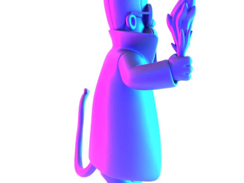 3D Printing Devil Ned Flanders toy 3D Model
