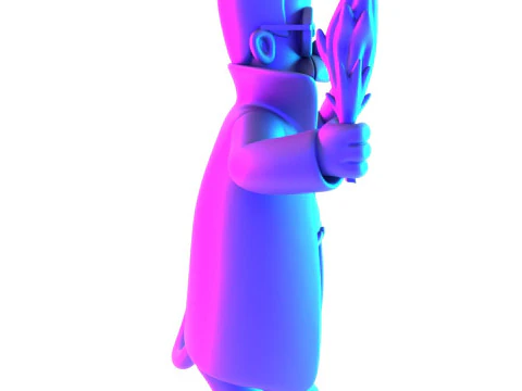 3D Printing Devil Ned Flanders toy 3D Model