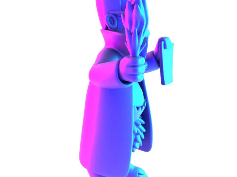 3D Printing Devil Ned Flanders toy 3D Model