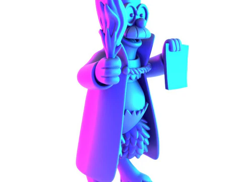3D Printing Devil Ned Flanders toy 3D Model