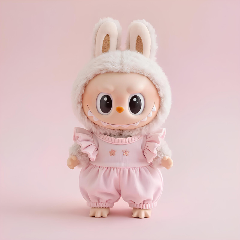 3D Printing Labubu Tutu Skirt toy 3D Model .c4d .max .obj .3ds .fbx .stl .blend 