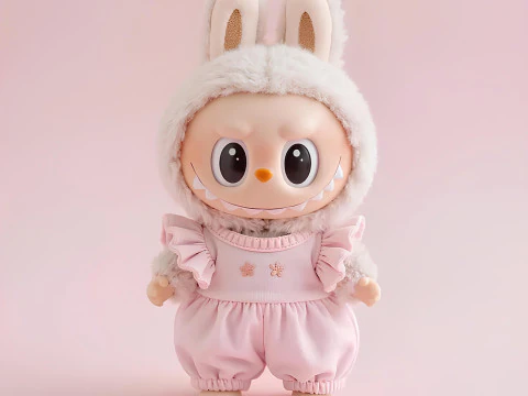 Jouet jupe tutu Labubu imprim&eacute; en 3D Modèle 3D