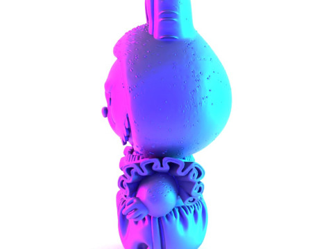 3D Printing Labubu Tutu Skirt toy 3D Model