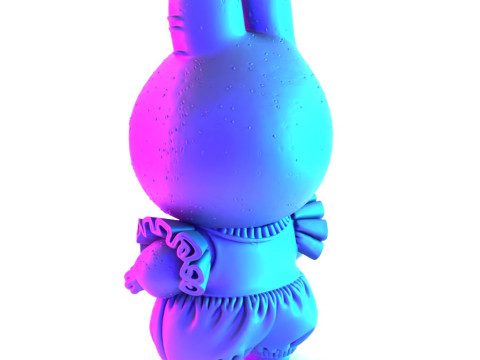 3D Printing Labubu Tutu Skirt toy 3D Model