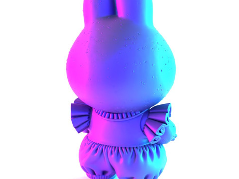 3D Printing Labubu Tutu Skirt toy 3D Model