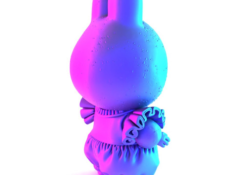 3D Printing Labubu Tutu Skirt toy 3D Model