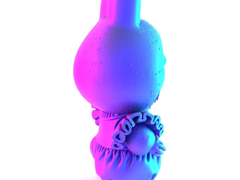 3D Printing Labubu Tutu Skirt toy 3D Model