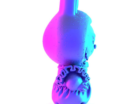 3D Printing Labubu Tutu Skirt toy 3D Model