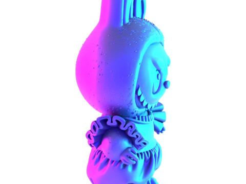 3D Printing Labubu Tutu Skirt toy 3D Model