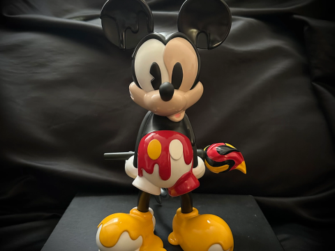 3D Printing Melt Drip Mickey Mouse toy Modelo 3D