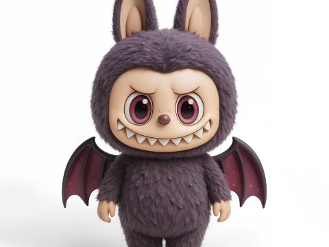 3डी प्रिंटिंग लाबूबू काउंट ड्रैकुला हैलोवीन खिलौना 3D मॉडल