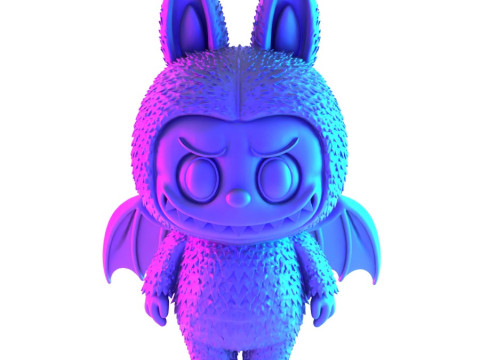3D Printing Labubu Count Dracula Halloween toy Modelo 3D