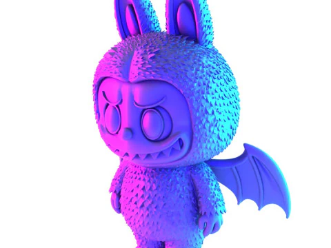 3D Printing Labubu Count Dracula Halloween toy 3D Model