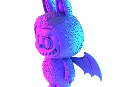 3D Printing Labubu Count Dracula Halloween toy 3D Model