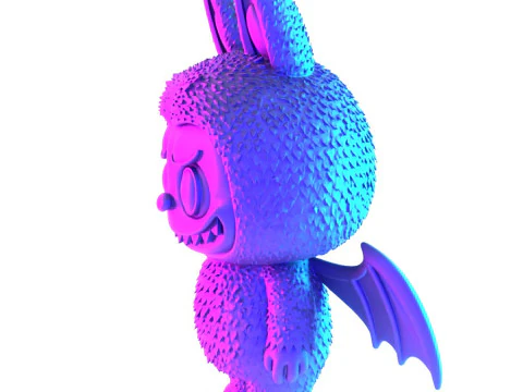 3D Printing Labubu Count Dracula Halloween toy 3D Model