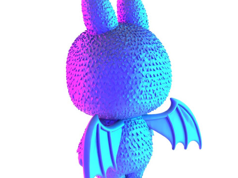 3D Printing Labubu Count Dracula Halloween toy Modelo 3D