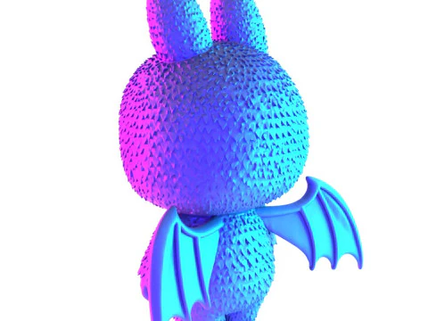 3D Printing Labubu Count Dracula Halloween toy 3D Model