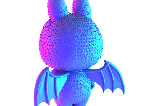 3D Printing Labubu Count Dracula Halloween toy Modelo 3D