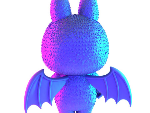 3D Printing Labubu Count Dracula Halloween toy Modelo 3D