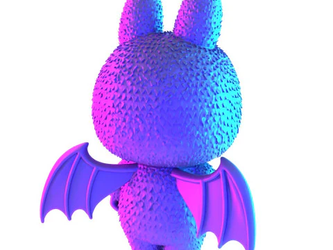 3D Printing Labubu Count Dracula Halloween toy 3D Model