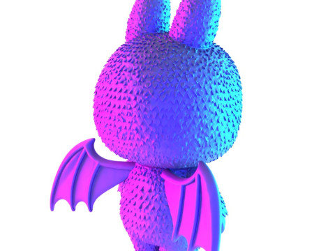 3D Printing Labubu Count Dracula Halloween toy Modelo 3D