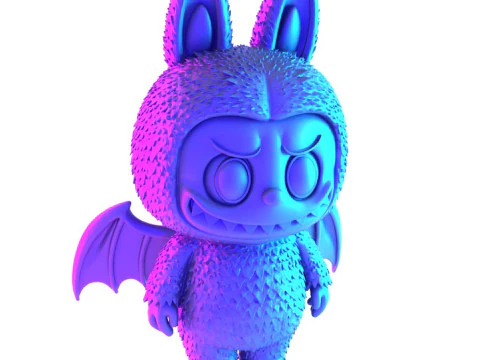 3D Printing Labubu Count Dracula Halloween toy 3D Model