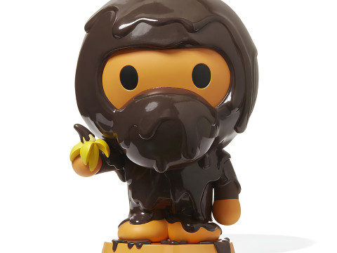3D Printin Chocolate Bape Baby Milo Melt Drip toy Modelo 3D