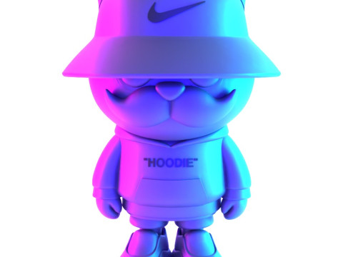 3D Printing Streetwear Bear Off White Style toy 3D 模型