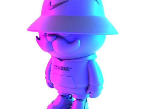 3D Printing Streetwear Bear Off White Style toy 3D 模型