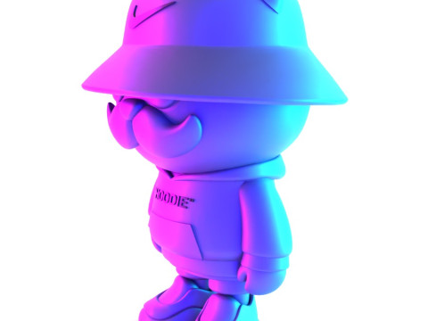 3D Printing Streetwear Bear Off White Style toy 3D 模型