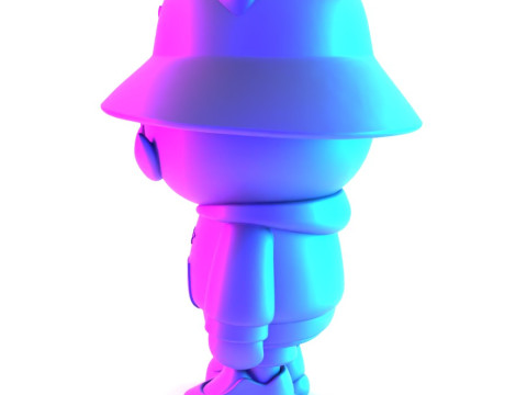 3D Printing Streetwear Bear Off White Style toy 3D 模型