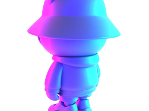 3D Printing Streetwear Bear Off White Style toy 3D 模型