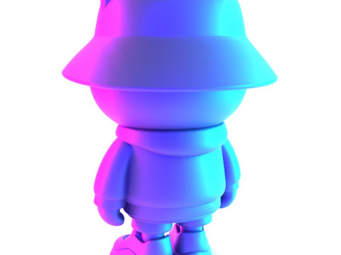 3D Printing Streetwear Bear Off White Style toy 3D 模型