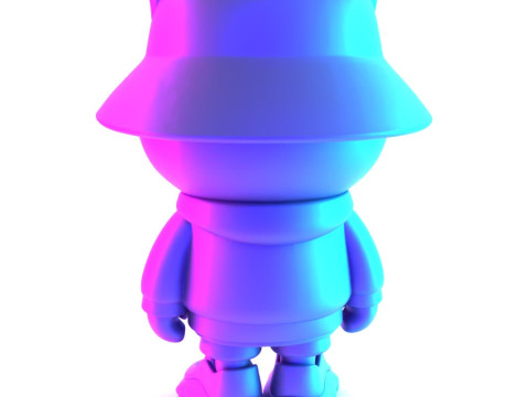 3D Printing Streetwear Bear Off White Style toy 3D 模型