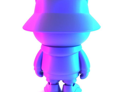 3D Printing Streetwear Bear Off White Style toy 3D 模型
