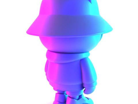 3D Printing Streetwear Bear Off White Style toy 3D 模型