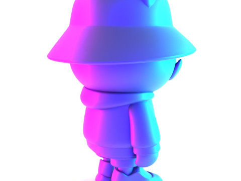 3D Printing Streetwear Bear Off White Style toy 3D 模型