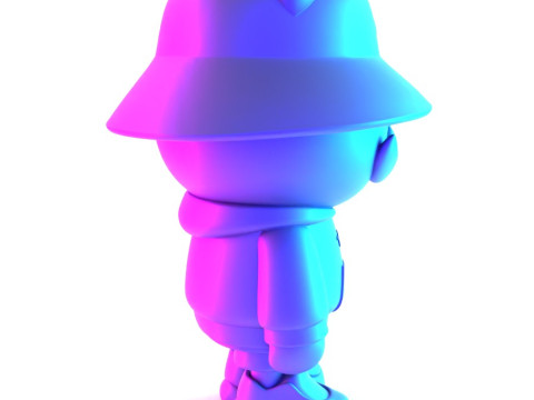3D Printing Streetwear Bear Off White Style toy 3D 模型