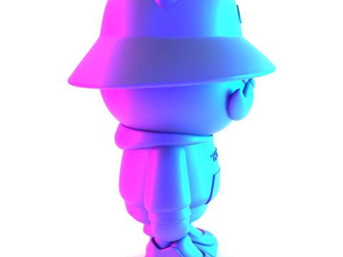 3D Printing Streetwear Bear Off White Style toy 3D 模型