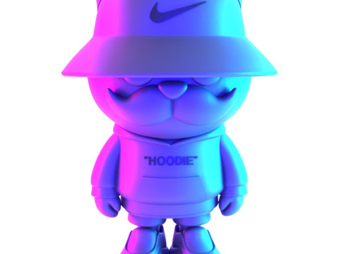 3D Printing Streetwear Bear Off White Style toy 3D 模型